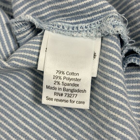 LC Lauren Conrad Blue Striped Jean Jacket - Picture 15 of 15